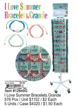 I Love Summer Bracelets Grande 576 Pcs.